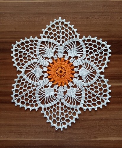 Serviette gehäkelt