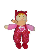 WIE NEU * Sigikid Sigidolly Babydolly Stoffpuppe rot rosa Puppe Wichtel 49283