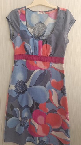 Women white stuff dress grey - dress,