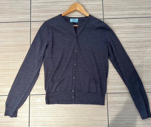 Prada damen cardigan - cardigan, grau