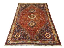 Perserteppich Orientteppich Handgeknüpfter Teppich Gashgai 270x190cm
