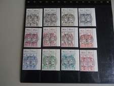 Berlin Dauerserie BuS kpl. Satz im ER-Vierer r.o. mit Vollstempel Berlin ESSt