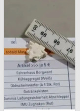 HO 10 Stk Seilwinde THW Feuerwehr 1:87 herpa Albedo unverbaut Blaulicht Zubehör