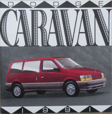 1991 Dodge Caravan Kanada Prospekt Brochure, 16 Seiten