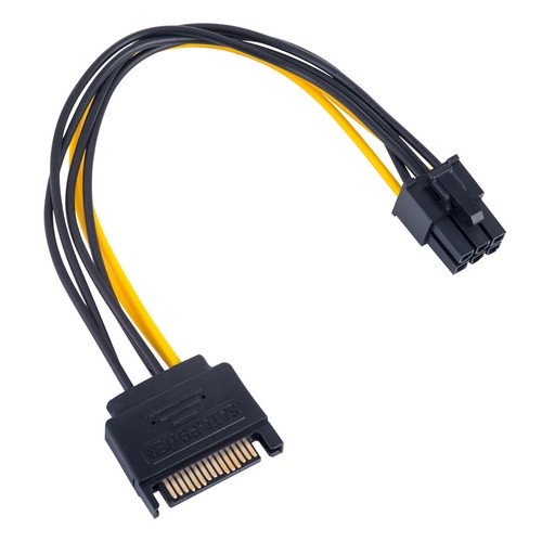 Adapter sata pcie 6pin - pcie,