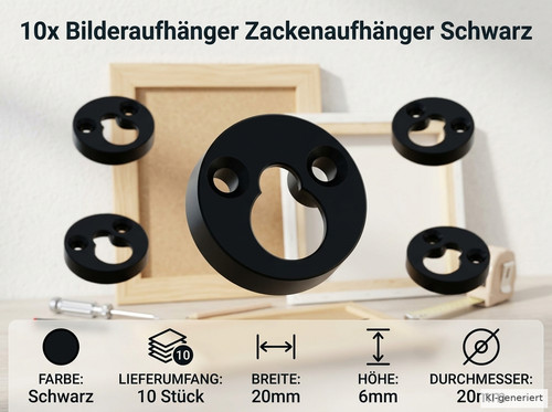 10x bilderaufhänger - 10x,