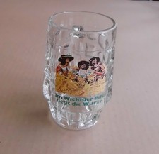 Wicküler Glas-Krug / 0,25 L / 70er Jahre? / gebraucht