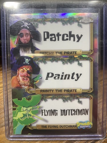 Topps chrome spongebob patchy - chrome,