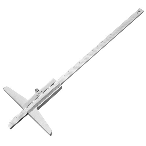 Schiebefuß tiefenmesser 200mm - tiefenmesser,