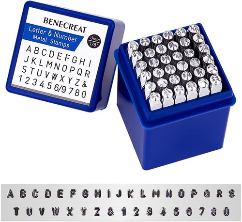 Benecreat metallstempel 3mm - benecreat,