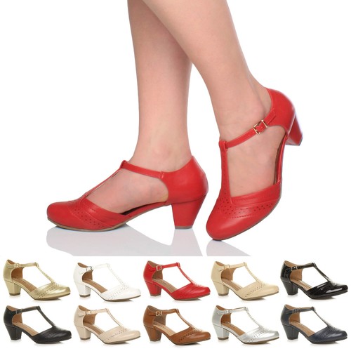 Damen halbhoher absatz steg - damen,