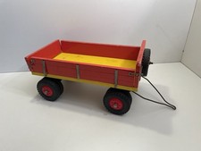 Antikes Holzspielzeug Steif MAN Traktor Anhänger