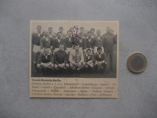 Mannschaftsbild Tennis Borussia Berlin SB 2 Autogramme 1966/67 ? LESEN