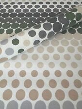 PVC Tischdecke PENNY Meterware Wachstuch eckig abwaschbar Punkte beige grau weiß