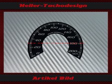 Tacho Aufkleber für Harley