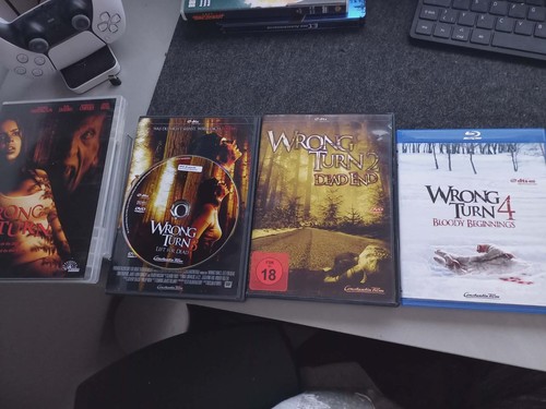 Wrong turn dvd blu - turn, 1-4