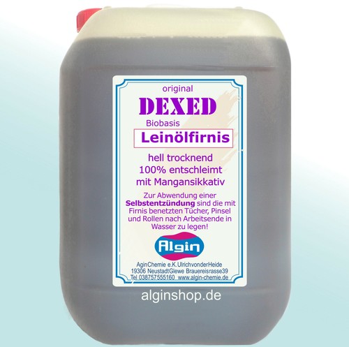 Leinölfirnis liter kan - leinölfirnis, 5