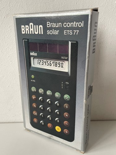 Braun design ets solar - braun, 77