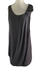 H&M Kleid 44 Taupe Hängerchen