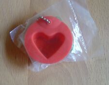 Tupperware Schlüsselanhänger Silikon Herz, Liebe, Sammlerstück rar, neu und ovp