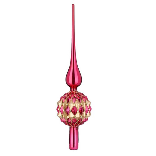 Christbaumspitze glas 31cm - christbaumspitze,