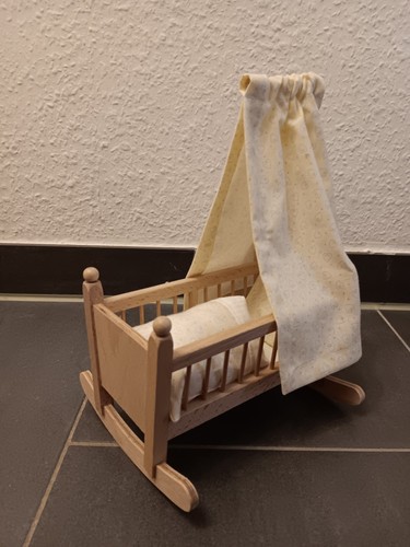Puppenzubehör puppenwiege mit - puppenzubehör,