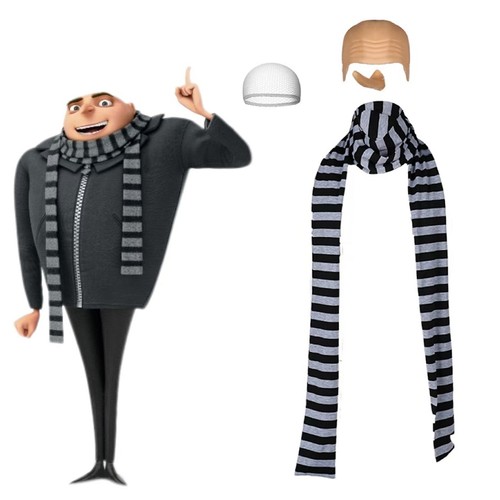 Minions gru schal skalp - skalp, nase