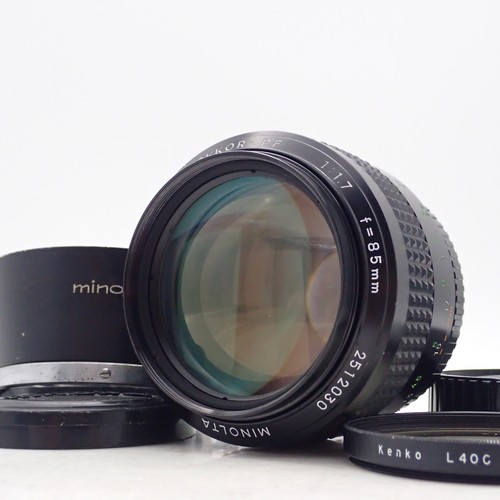 Minolta rokkor 85mm f1 - minolta,