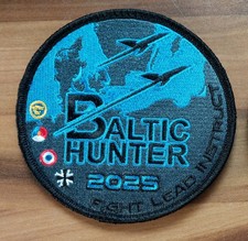 Baltic Hunter 2025 Patch TaktLwG 73 Steinhoff WaSLw Luftwaffe Eurofighter