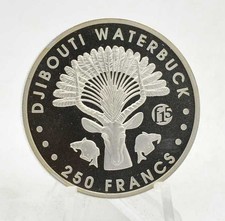 1 oz Silber DJIBOUTI 200 Francs 2016 Waterbuck F15  in Kapsel Lagerräumung
