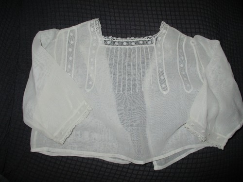 Hübsche alte weiße bluse aus - bluse,
