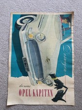 Opel Kapitän Reklame Werbung
