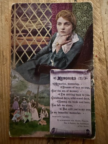 Bamforth songs serie postkarte - songs,