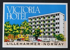 Altes Etikett HOTEL VICTORIA