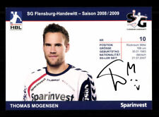 Thomas Mogensen SG Flensburg Handewitt 2008-09 Original Signiert + A 240173