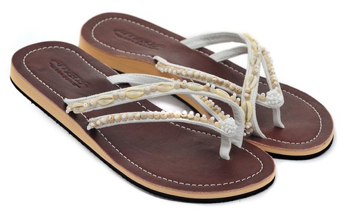 Lestarie damen sandale - sandale, leder