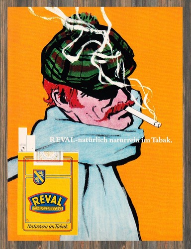 Reval reklame werbeanzeige - -,