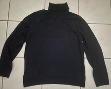 Pullover von Esprit mit Rollkragen Merinowolle dunkelblau, Größe M/L