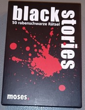 Black Stories - 50 rabenschwarze Rätsel  moses  Gebraucht