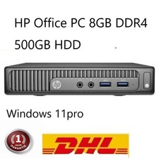 HP 260 G2 MiniPC i3 6100U 2.3GHz 1*8GB DDR4 2,5"HDD 500GB  4*USB3.0 HDMI Win11