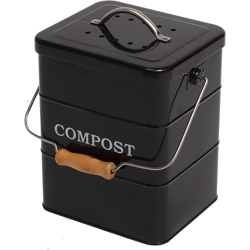 Komposteimer metall - komposteimer, 6l