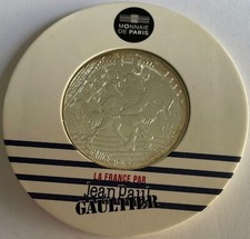 50 Euro Silber Frankreich 2017, mit Patina, Jean Paul Gaultier, 1. Ausgabe Blau