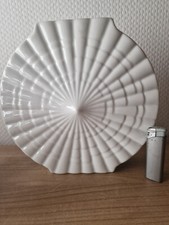 Rheinpfalz Hartporzellan Vase weiß 70er Jahre Spinnennetz Optik grüne Bodenmarke