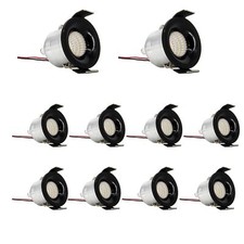 10x led spotlight - 10x, schwarz