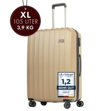 Hartschalenkoffer Reisekoffer Trolley XL – 48x75x30 cm – 105L – robust & leicht
