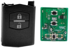 Auto Funk Fernbedienung 2 Tasten 433,9 MHz für Mazda 5 Serie Ab 2005