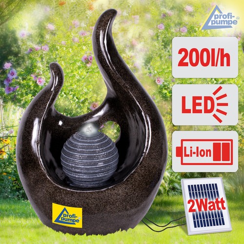 Solar gartenbrunnen - solar,