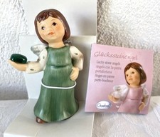 GOEBEL *Glücksstein-Engel*Engel der Ruhe*8cm*Porzellan?Stempelmarke*Sammlerfigur