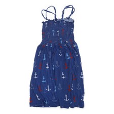 Babauba, Kleid, Größe: 86/92, Blau/Mehrfarbig, Elasthan/Viskose, Mädchen #Ezx