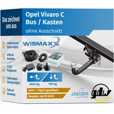 ANHÄNGERKUPPLUNG für Opel